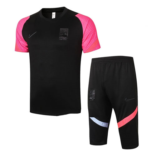 Maillot De Foot Entrainement Corée Ensemble Complet 2021 Noir Pas Cher